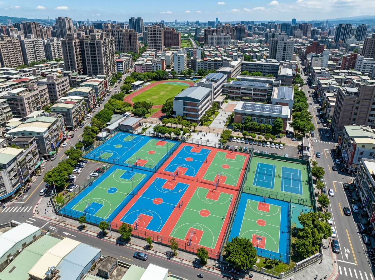 汉中市塑胶跑道硅PU篮球场 - 排名